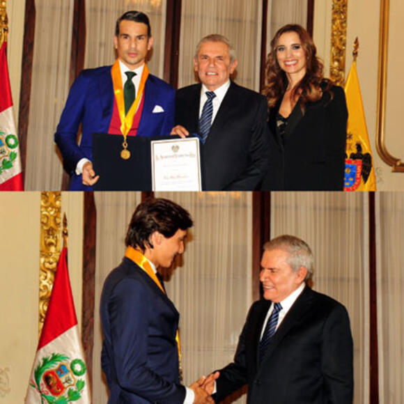 DISTINCTIONS : MANZANARES ET ROCA REY HONORÉS AU PÉROU