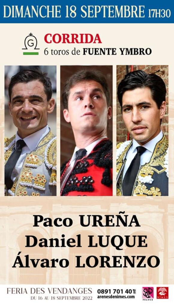 LA CORRIDA DE DIMANCHE : TOREROS DOMPTEURS DE BRAVOURE