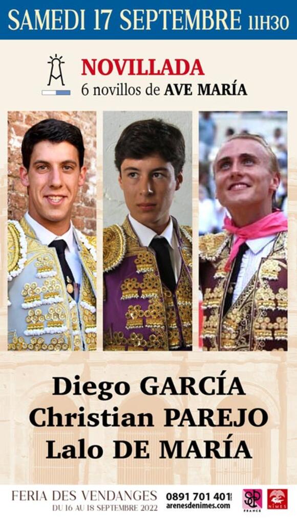 LA NOVILLADA DE SAMEDI : GANADERO PAGÈS, DE FRANCE ET D’ESPAGNE