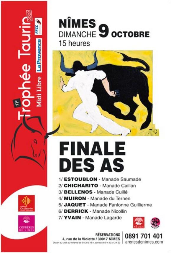 FINALE DU TROPHÉE DES AS : LE RENDEZ-VOUS INCONTOURNABLE DE LA SAISON DE COURSE CAMARGUAISE