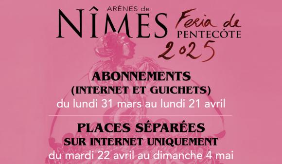 Le calendrier de la billetterie pour la Feria de Pentecôte