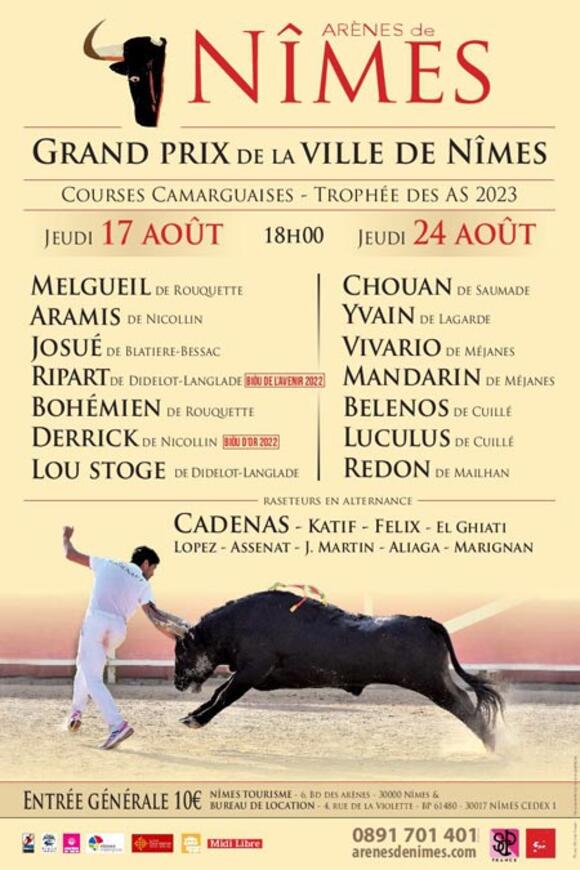 TEMPORADA ESTIVALE : LA CAMARGUE DANS LES ARÈNES DE NÎMES !